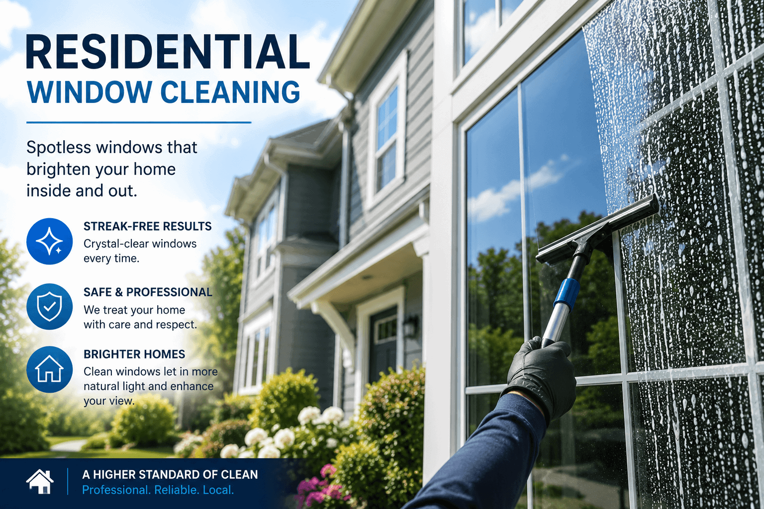 Residential window cleaning in Roanoke, VA