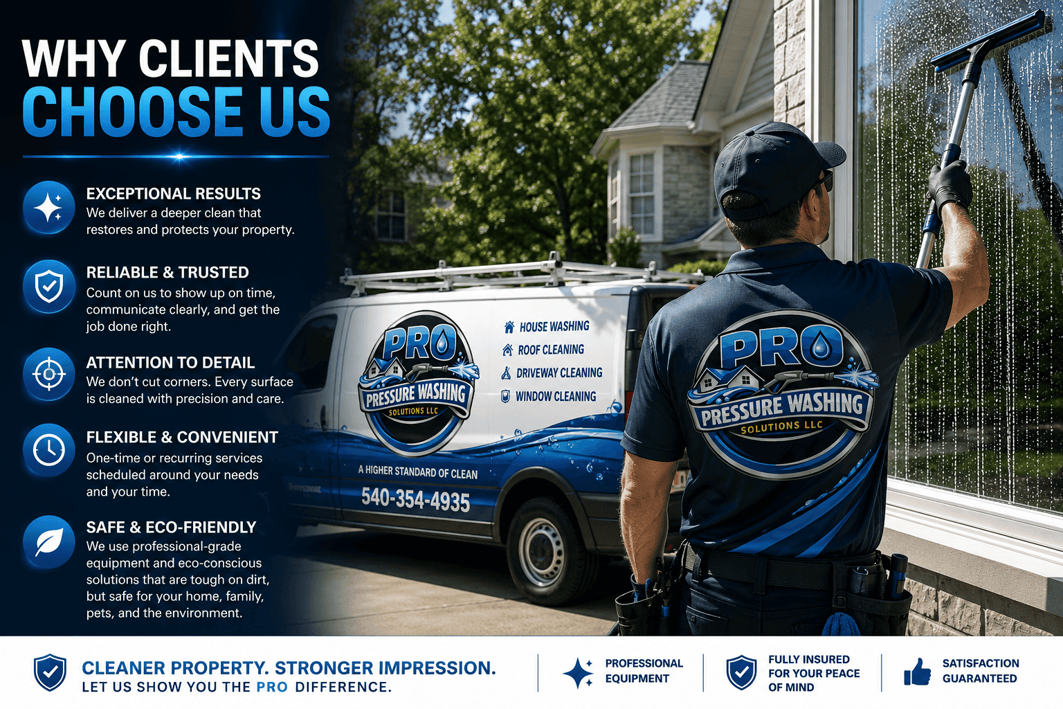 Window cleaning in Roanoke, VA