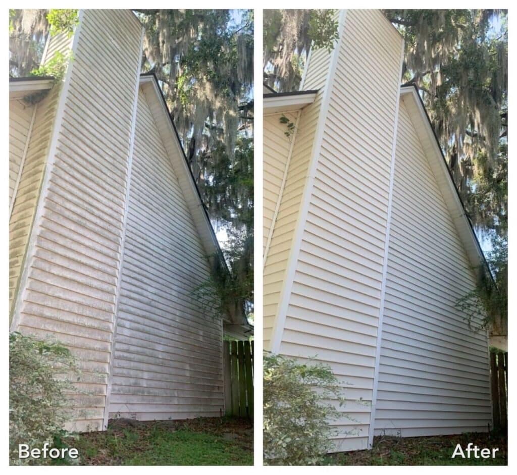 House washing vinyl siding in Roanoke, VA