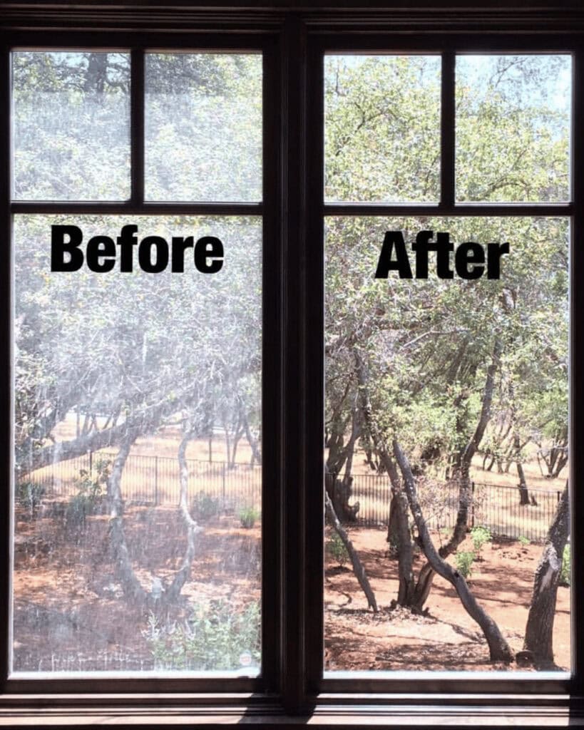 Window cleaning in Hollins, VA.